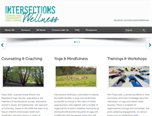 Tablet Screenshot of intersectionswellness.com